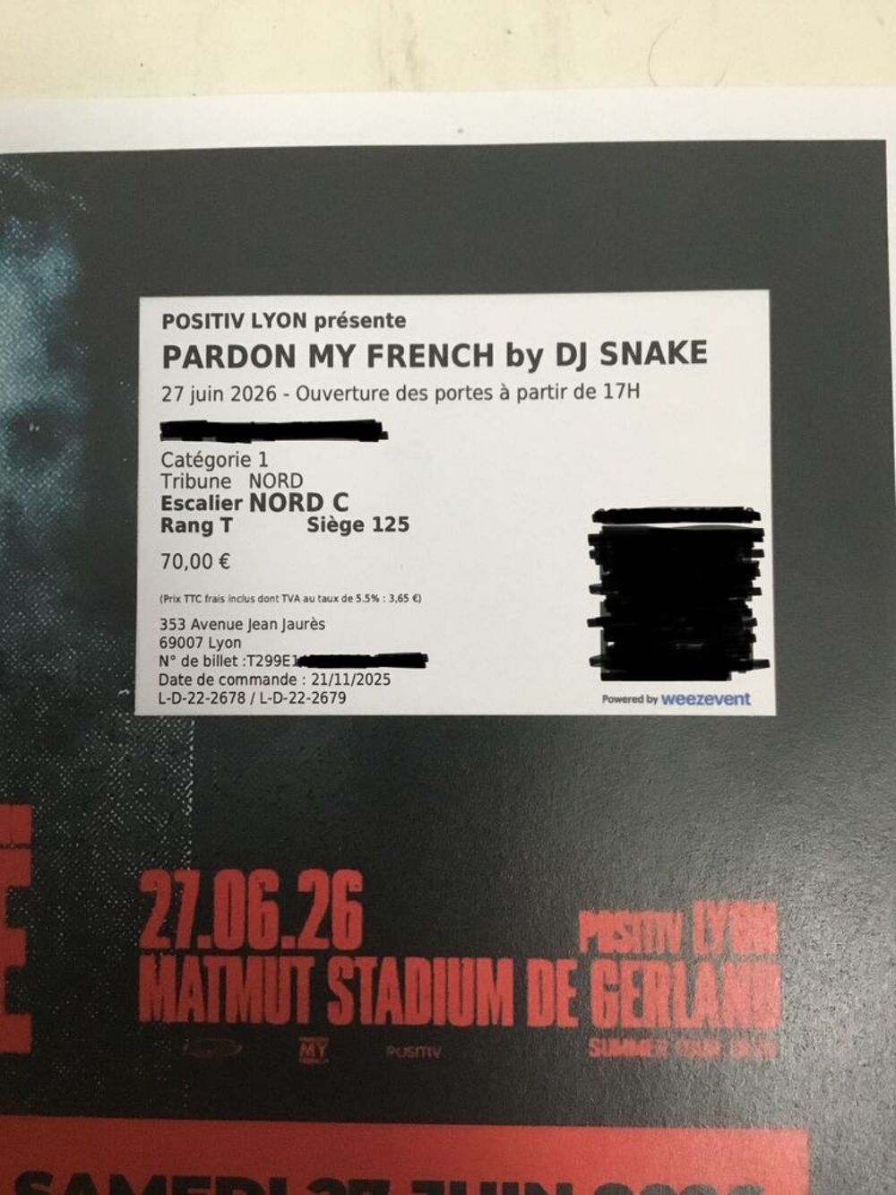 Place DJ SNAKE - LYON Billetterie