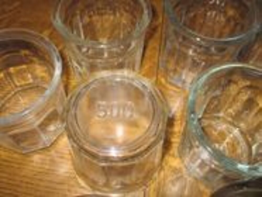 10 pots de confiture 500 grs vintage brico cuisine autre Cuisine