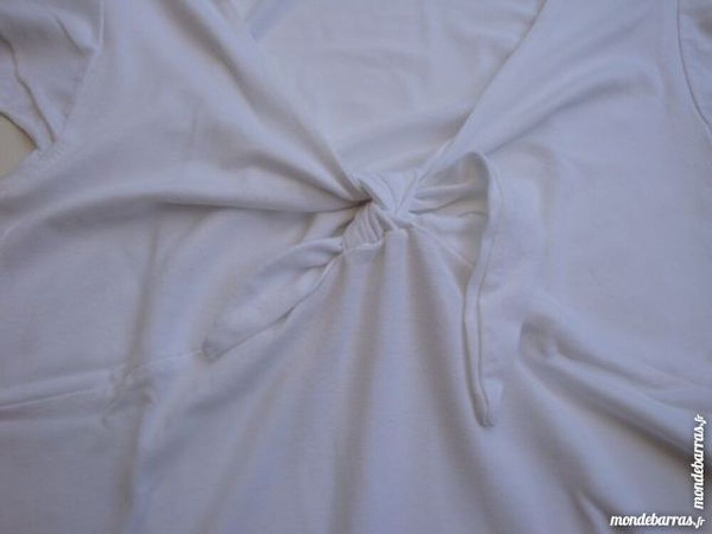 haut blanc fantaisie Vêtements