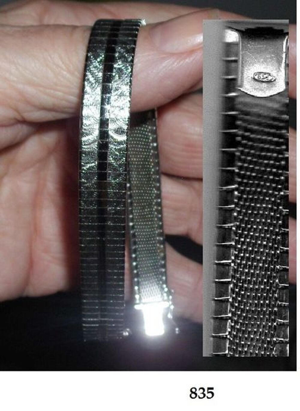 Bracelet Argent r&eacute;tro / ann&eacute;e '70 Bijoux et montres