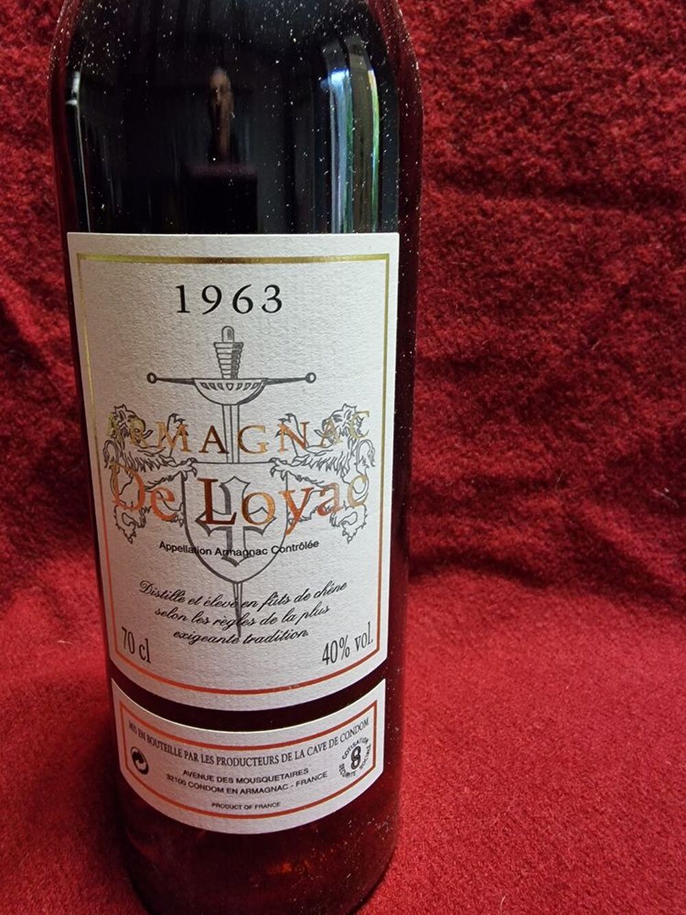  ARMAGNAC De LOYAC 1963 Cuisine
