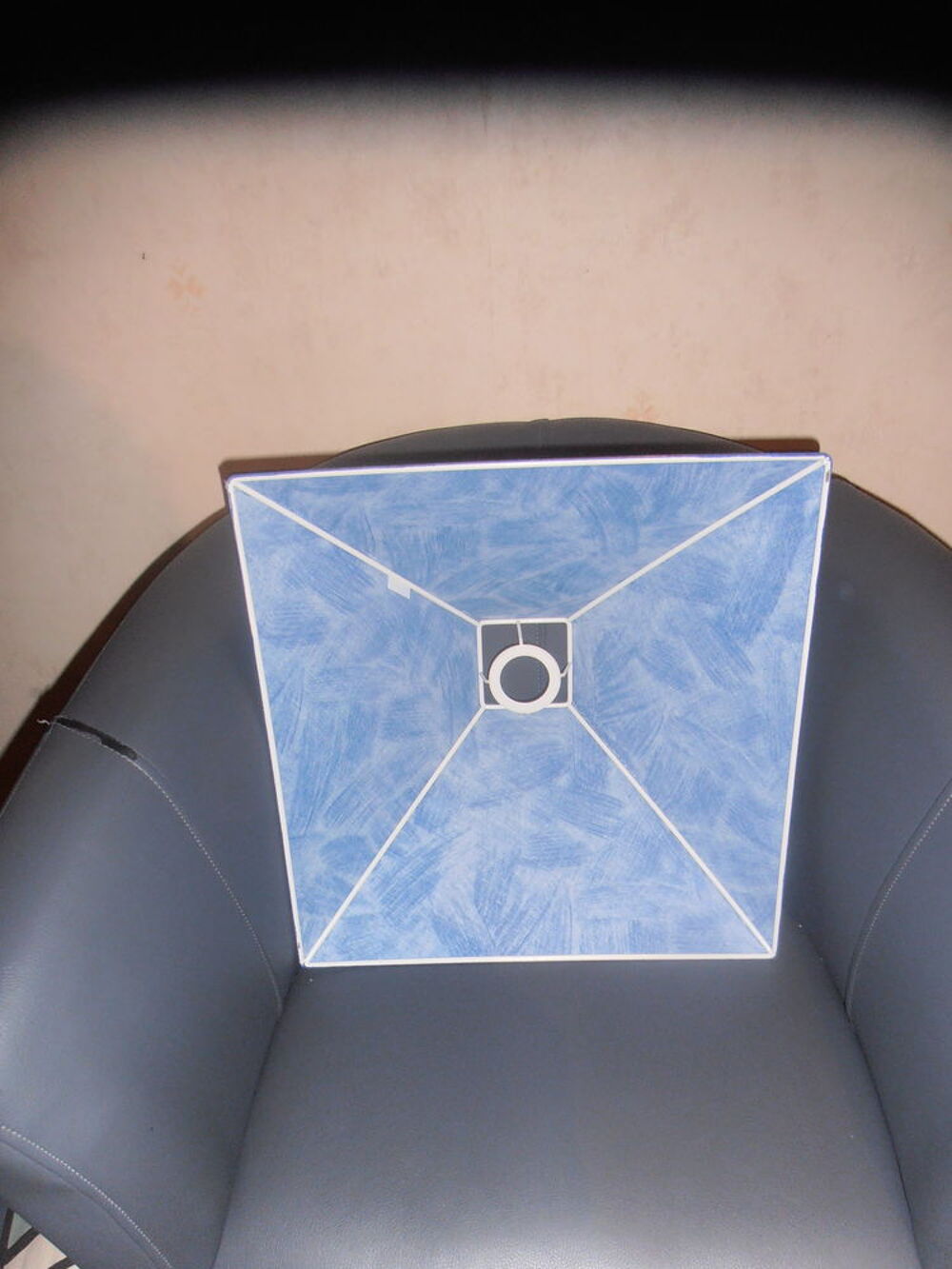 Lustre bleu Dcoration