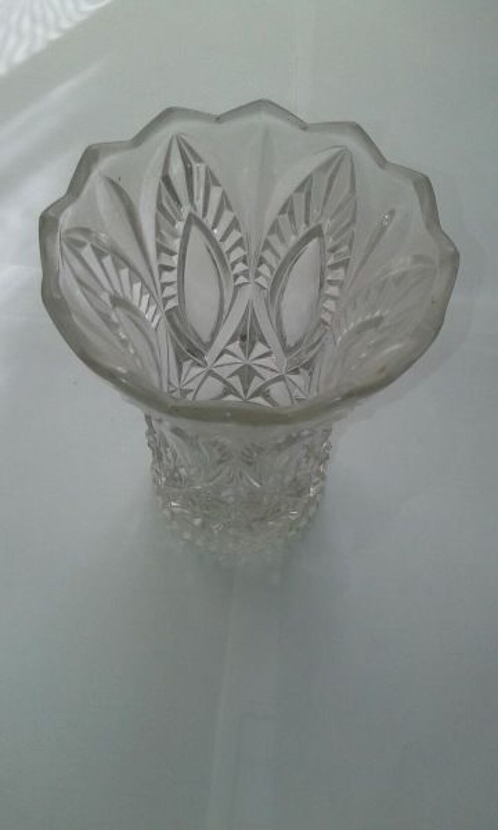 Vase ancien en cristal Décoration