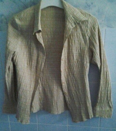 chemisier beige manches longues Jacqueline Riu 6 Marcq-en-Barul (59)