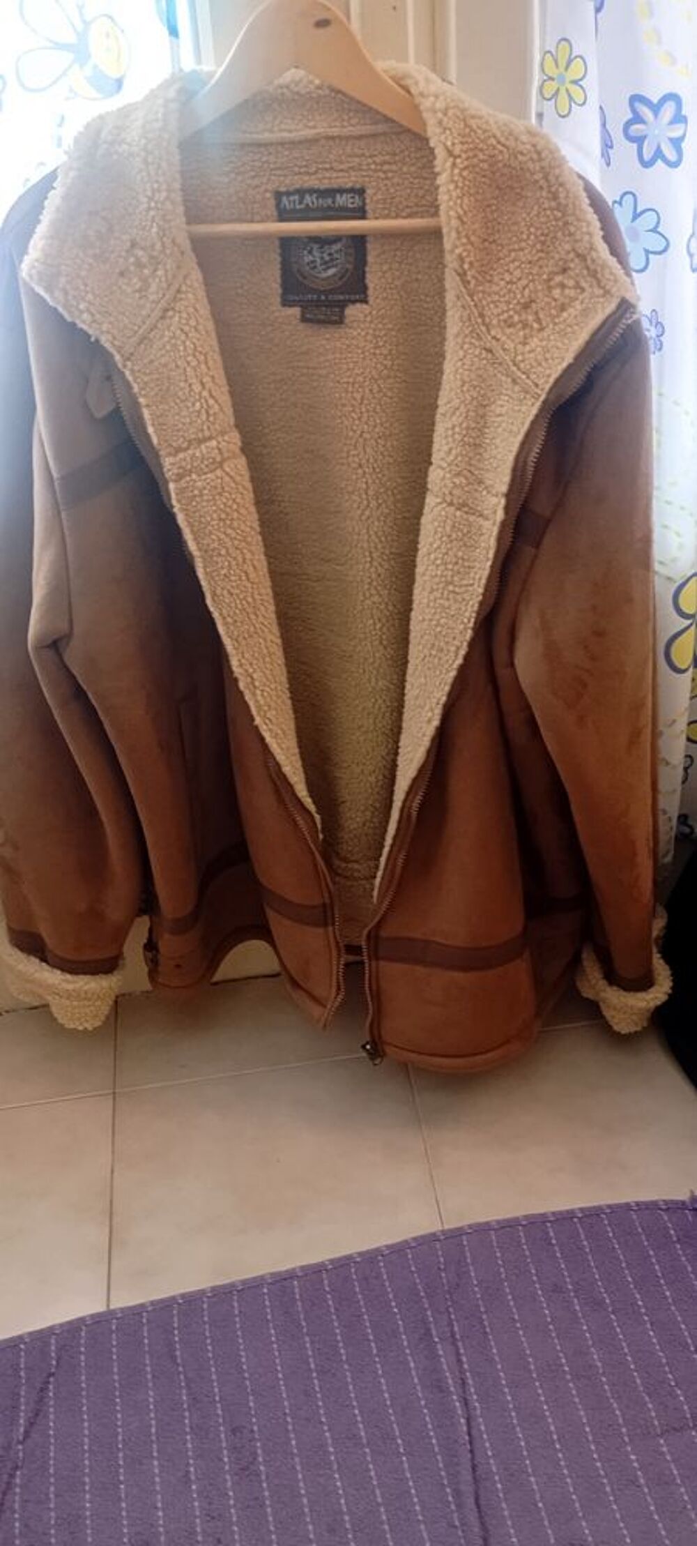 VESTE FOURRE 4 XL ATLAS FOR MEN JAMAIS PORTER Vêtements