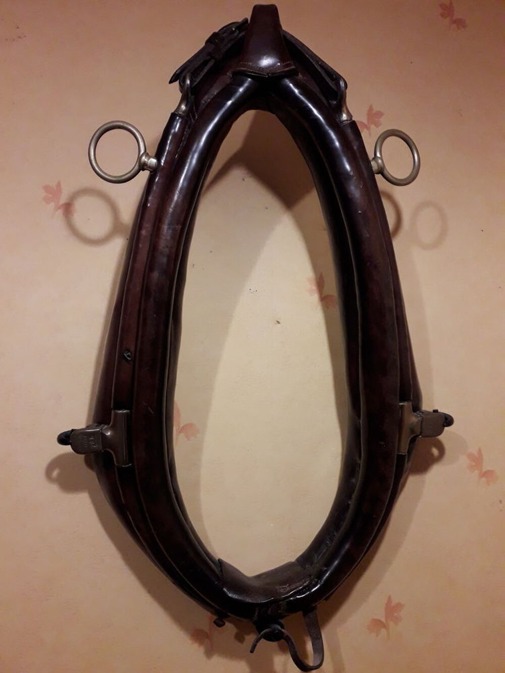 Collier chevaux et bajoret,lumi&egrave;re, avec vessie de porc Décoration