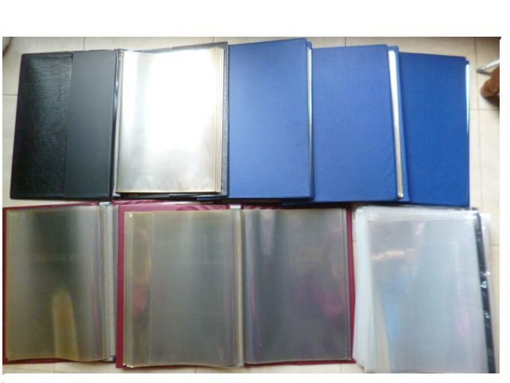 lot de classeurs &agrave; levier + classeurs simples avec pochette Décoration