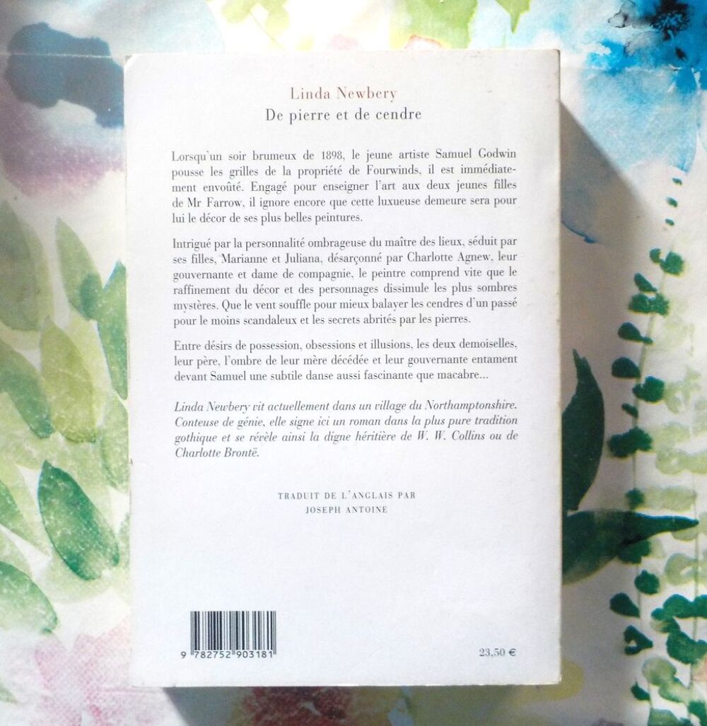 DE PIERRE ET DE CENDRE de Linda NEWBERY Ed. Phebus Livres et BD