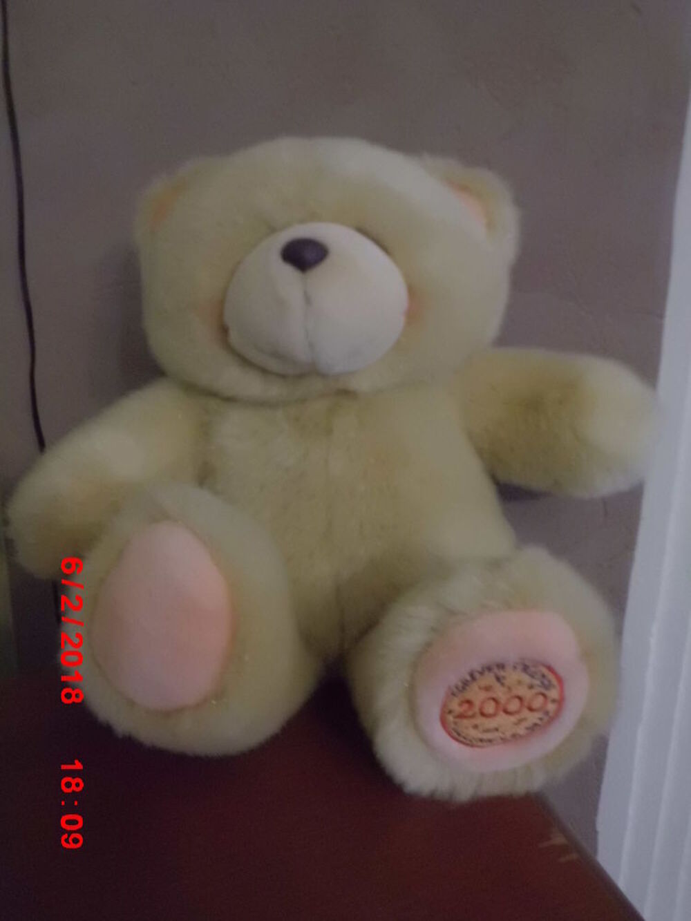 OURS BEIGE A PAILLETTES HALLMARK Jeux / jouets