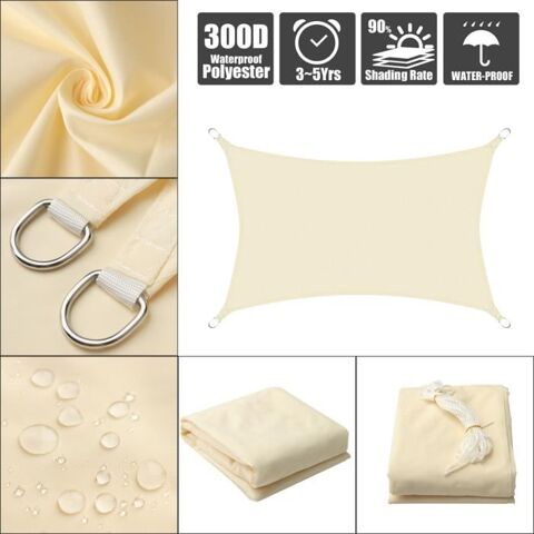 Voile d'ombrage rectangulaire beige clair 2.5�3m 80 Montargis (45)