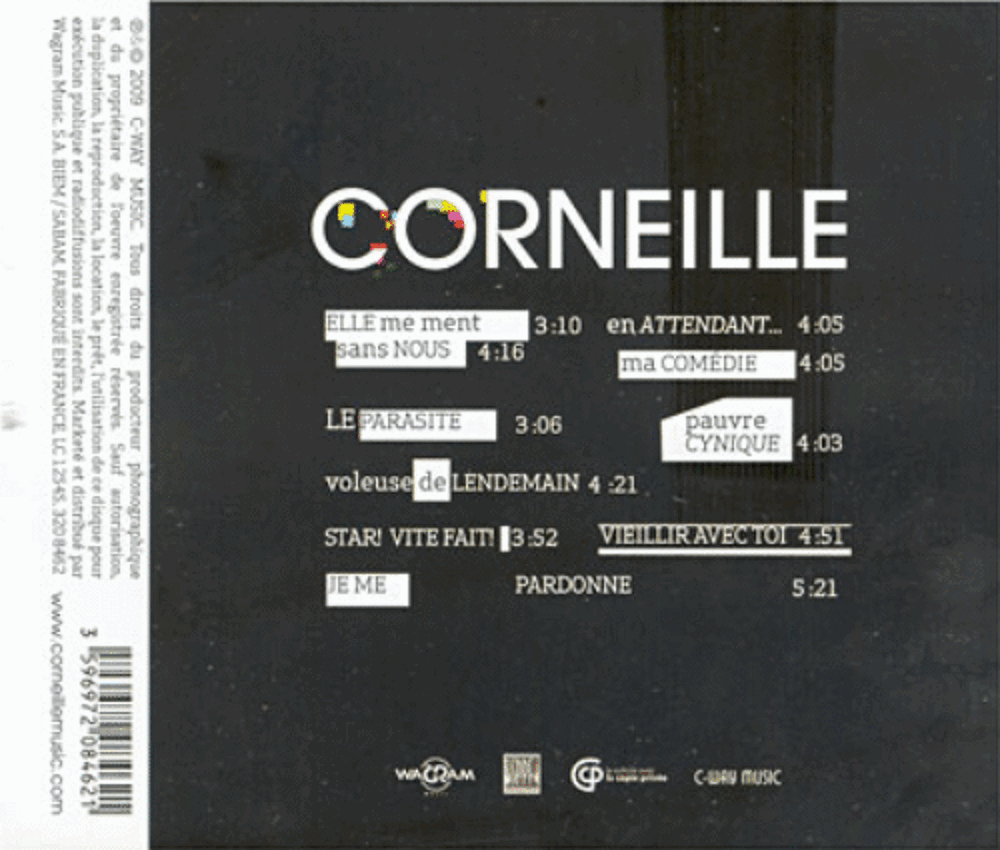 CD &quot;Sans titre&quot; - Corneille CD et vinyles