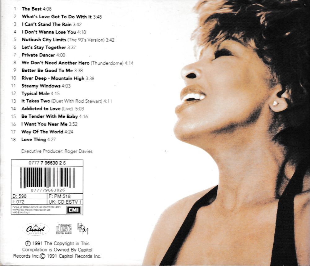 CD Tina Turner Simply The Best CD et vinyles