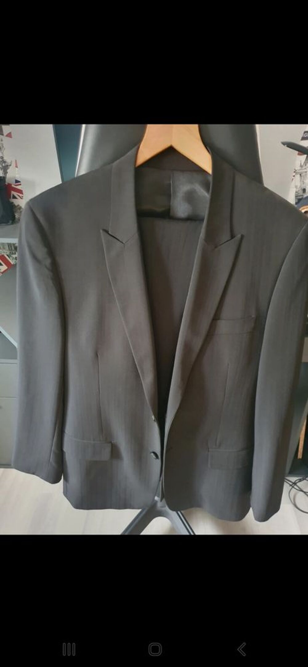 Ensemble costume noir Vêtements