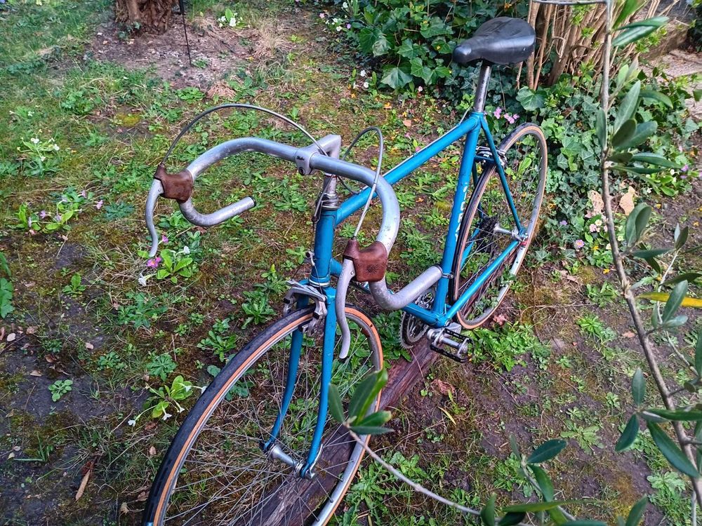 Vélo Classique Vintage Cadre Rigide Fourche 28 Pouces AEs