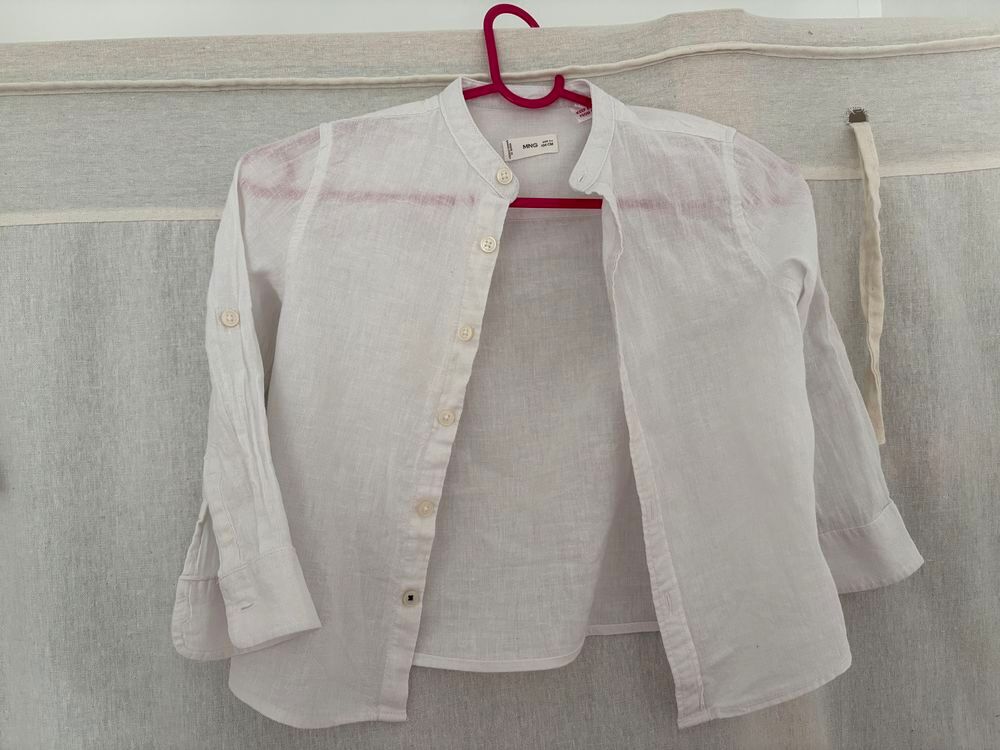 Chemise blanche gar&ccedil;on 104cm MNG Vêtements enfants