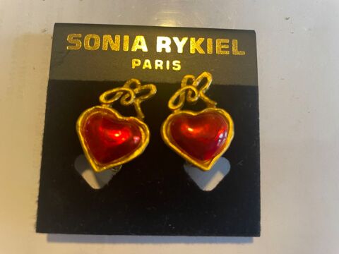 BO Clip doré + c?ur émail rouge Sonia Rykiel 100 Vigneux-sur-Seine (91)