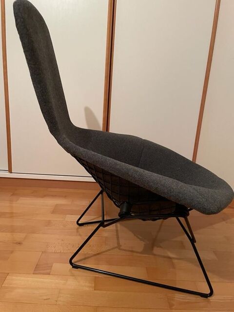 Harry Bertoia Bird Chair Walter Knoll noir 1400 Lyon 7 (69)