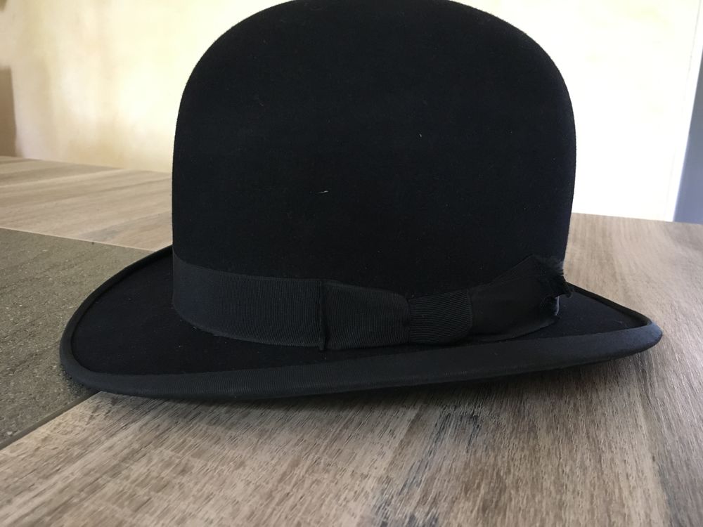 Chapeau melon T.54 , d&eacute;but XIX&egrave;me Vtements