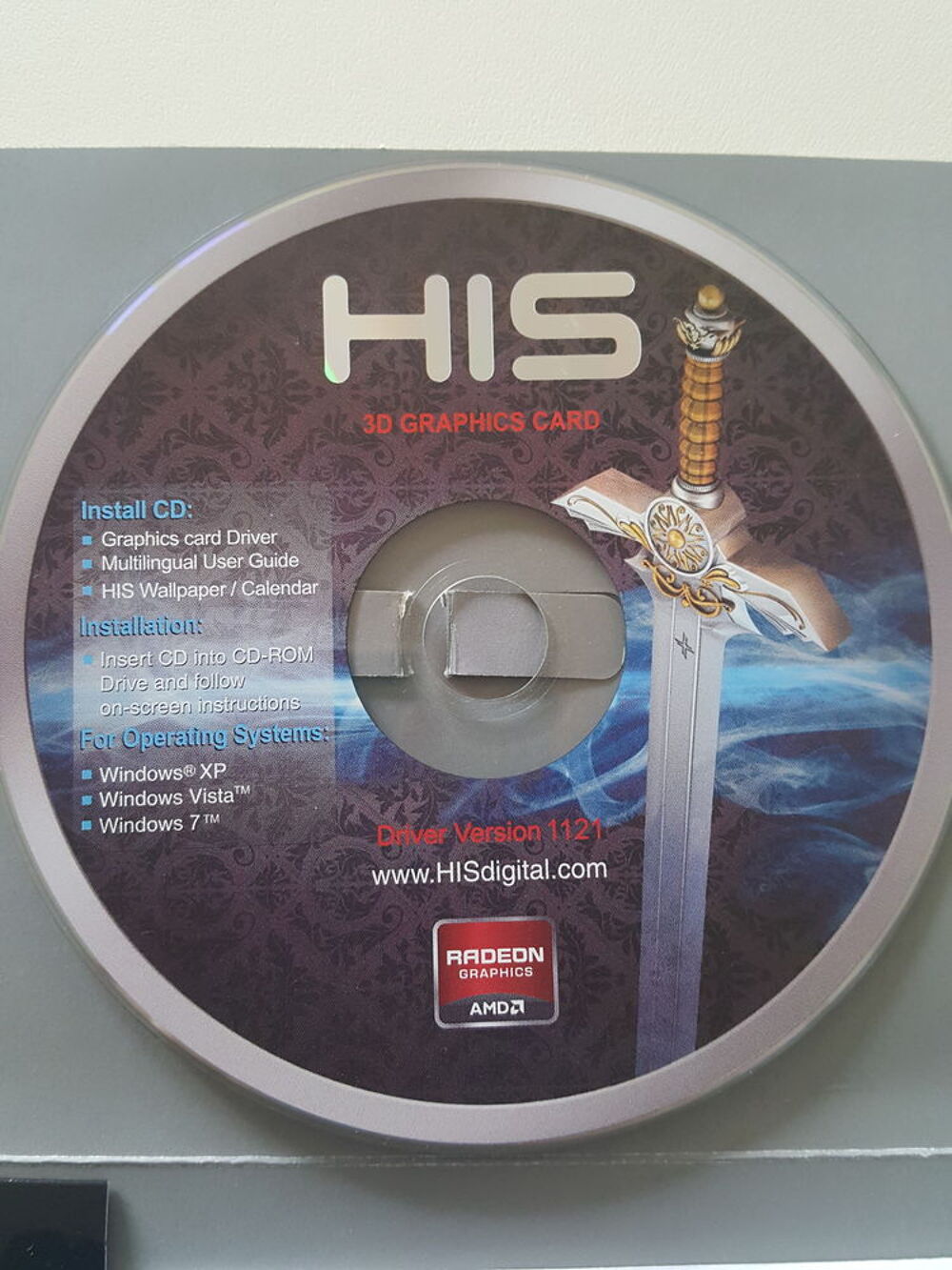 HIS ATI RADEON HD6790 ICEQ X 1GO GDDR3 DISC D'INSTALATION Matériel informatique