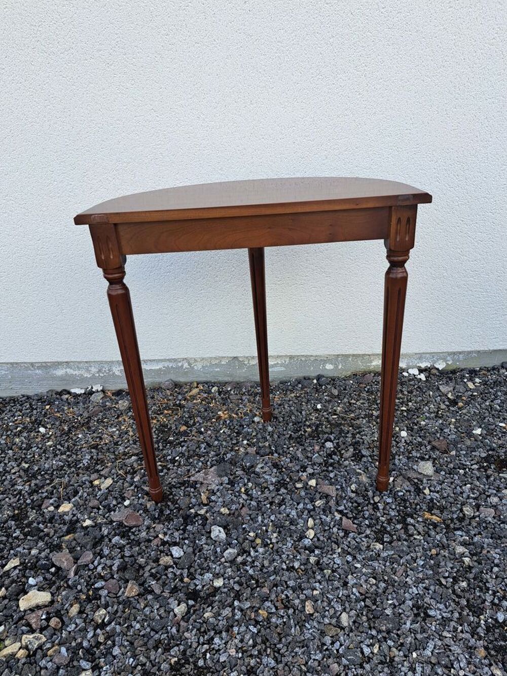 Console bois demi-lune Meubles