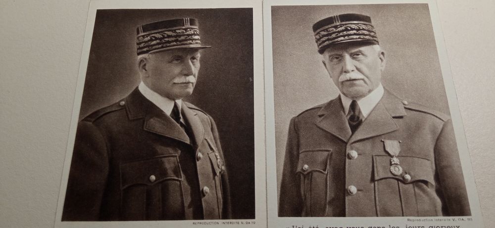 carte postale P&eacute;tain/assistance aux prisonniers 