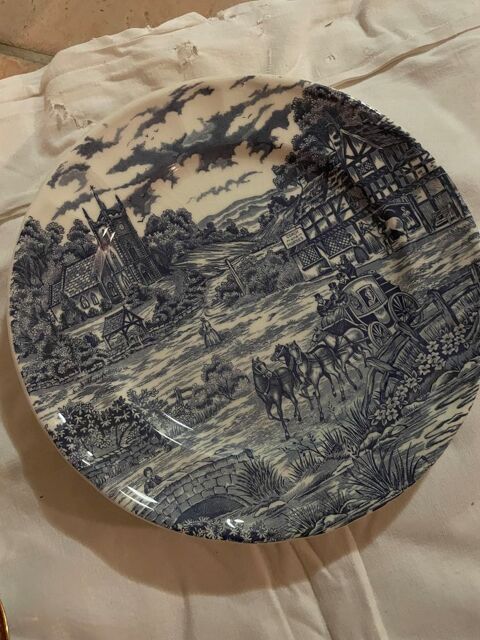 ASSIETTE FAIENCE ANGLAISE 5 Saint-Firmin-des-Bois (45)