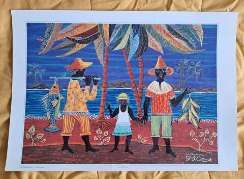 tableau de Catherine Gallian Saint-Clair sur papier glac� 10 Carnon Plage (34)