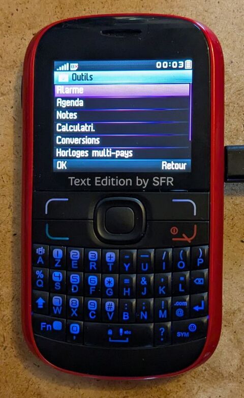 Tlphone mobile Text Edition by SFR (Alcatel) 2G 10 Villeurbanne (69)