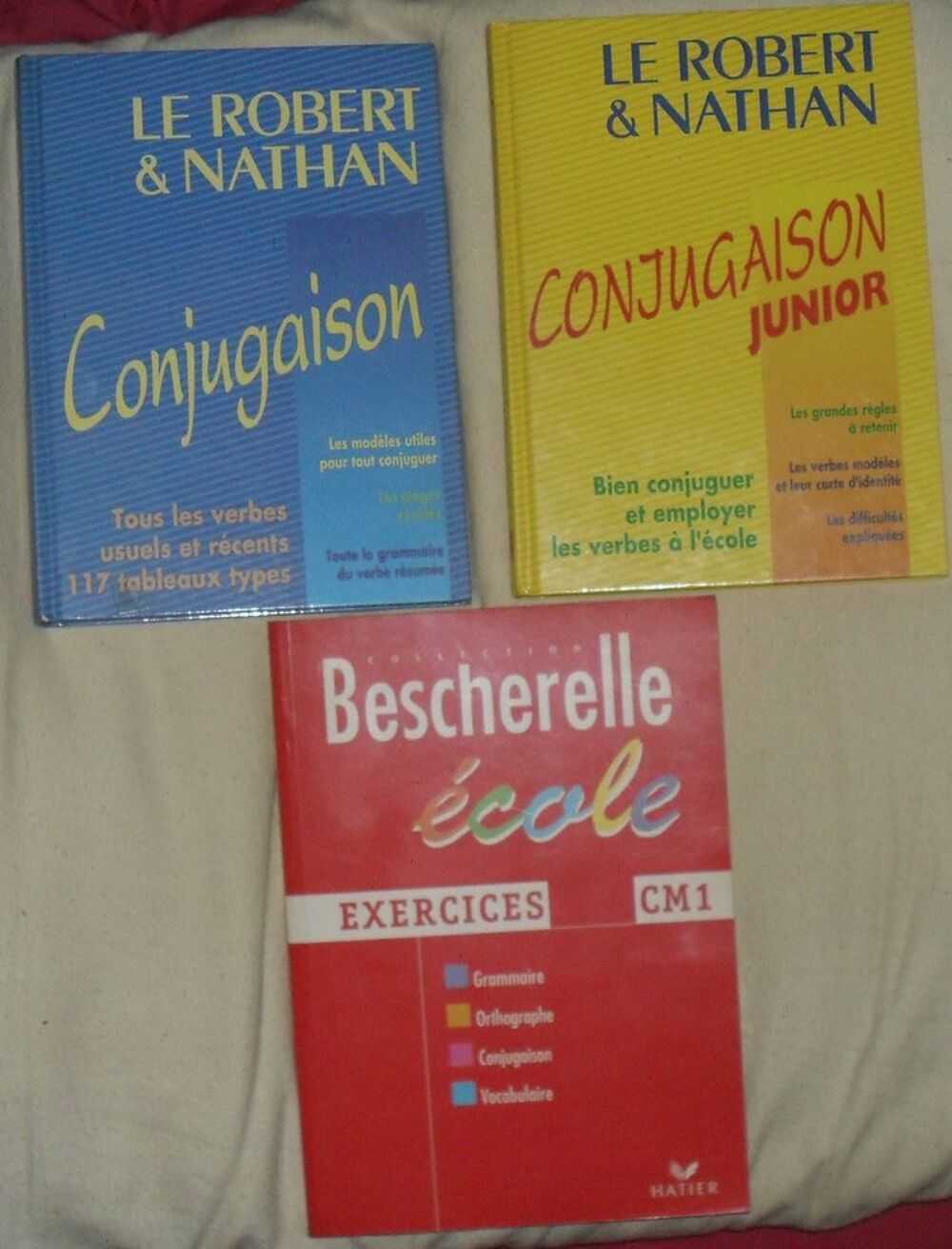 Lot de 3 livres de Fran&ccedil;ais NEUFS. Livres et BD