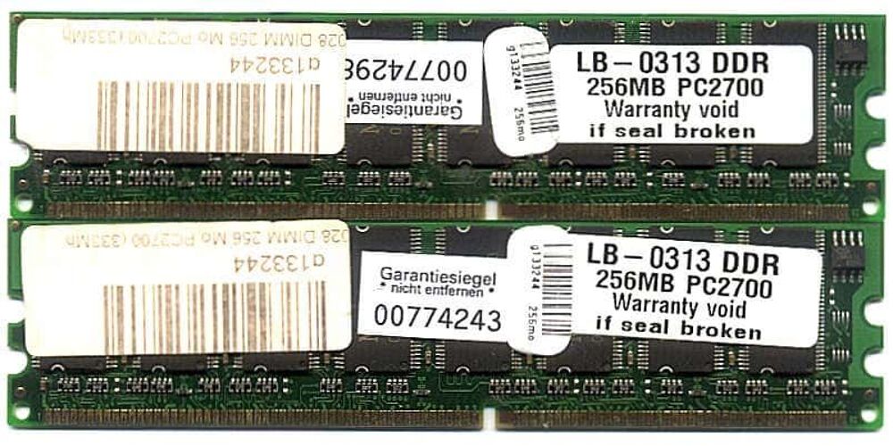 2 barrettes m&eacute;moire pour ordinateur portable Matériel informatique