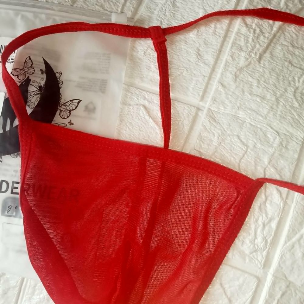 STRING ficelle rouge homme TU Vêtements