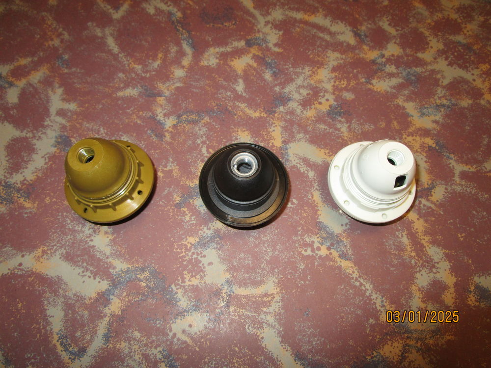 Douilles &agrave; vis E27 double bague Bricolage