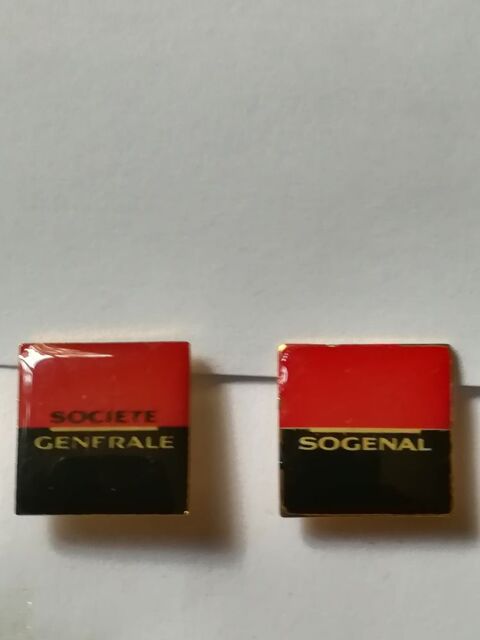 PIN'S     Société Générale   et   Sogenal   (pins) 
0 Mouvaux (59)