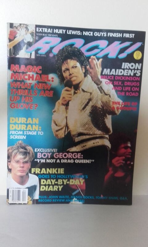Rock N�6 - April 1985 (US Magazine) avec Michael Jackson Iro 35 Angers (49)