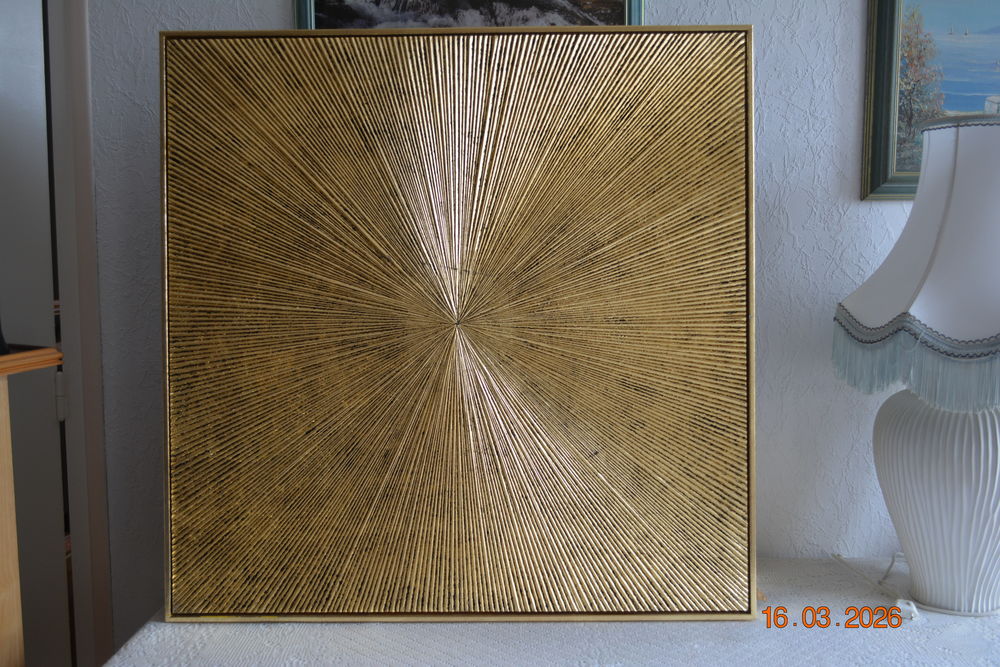 tableau moderne dore Décoration