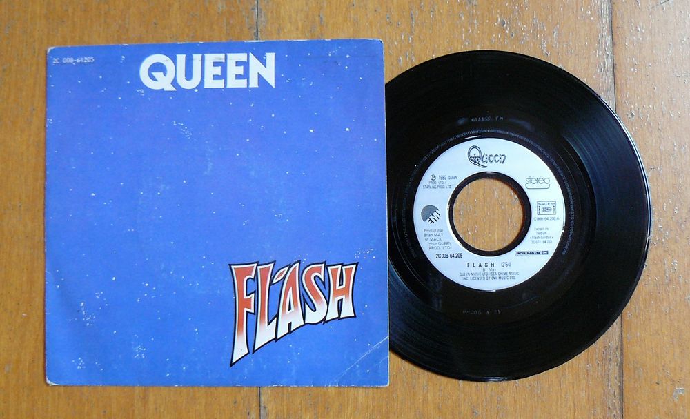 SP QUEEN : Flash / Football fight - Path&eacute; 2C008 64.205 CD et vinyles