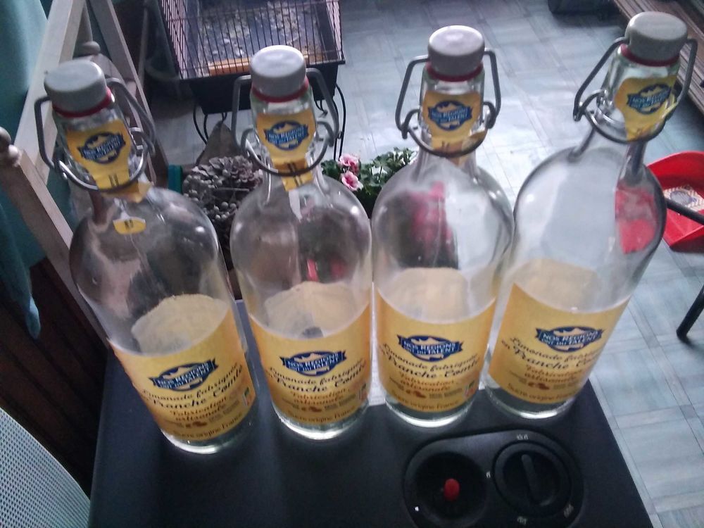 bouteille de limonade vide Jardin