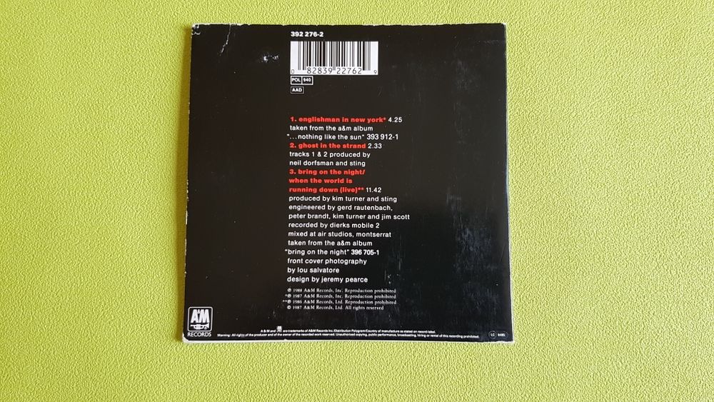 STING CD et vinyles