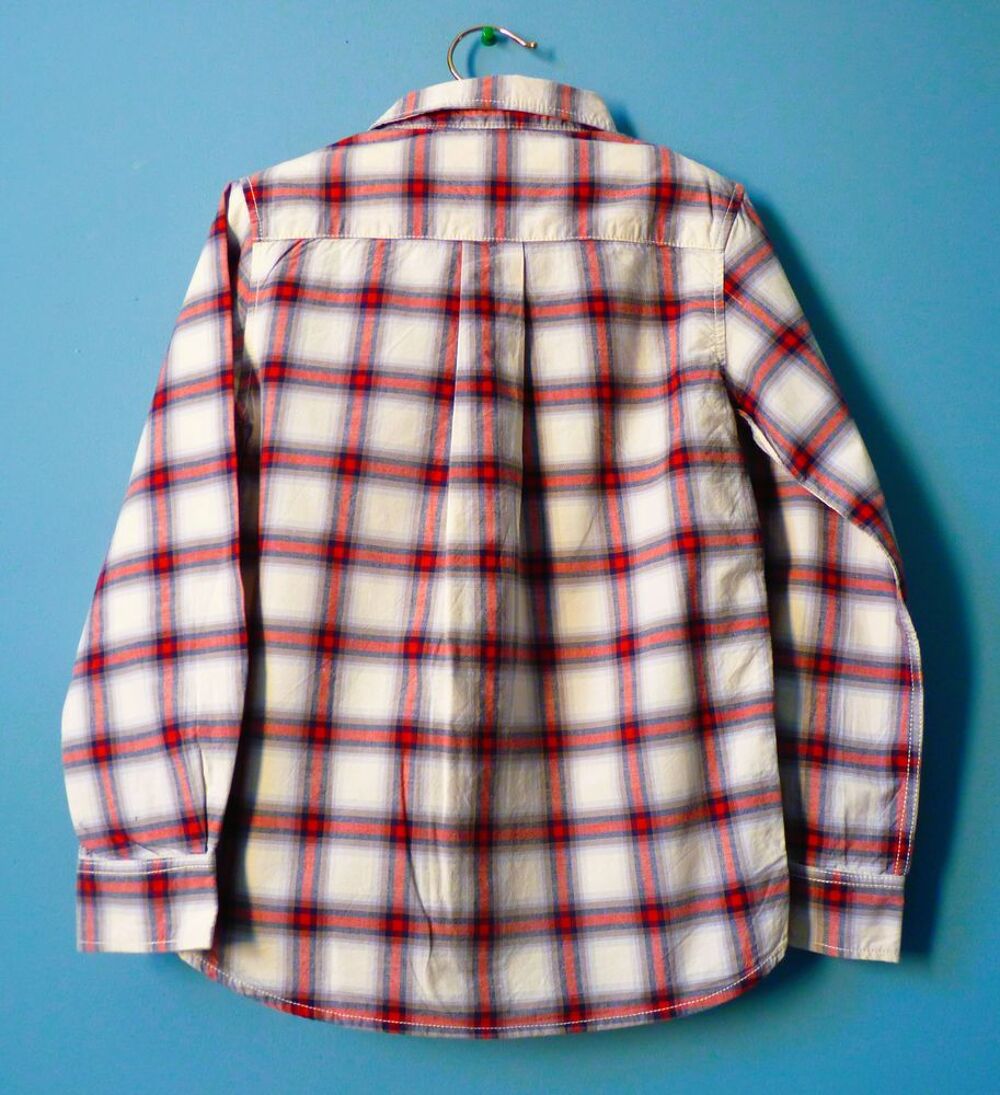 chemise Jacadi gar&ccedil;on carreaux 6 / 7 ans TBE Vtements enfants