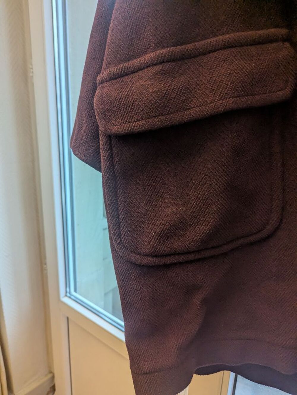 Duffle-coat homme OLD ENGLAND prune Vêtements