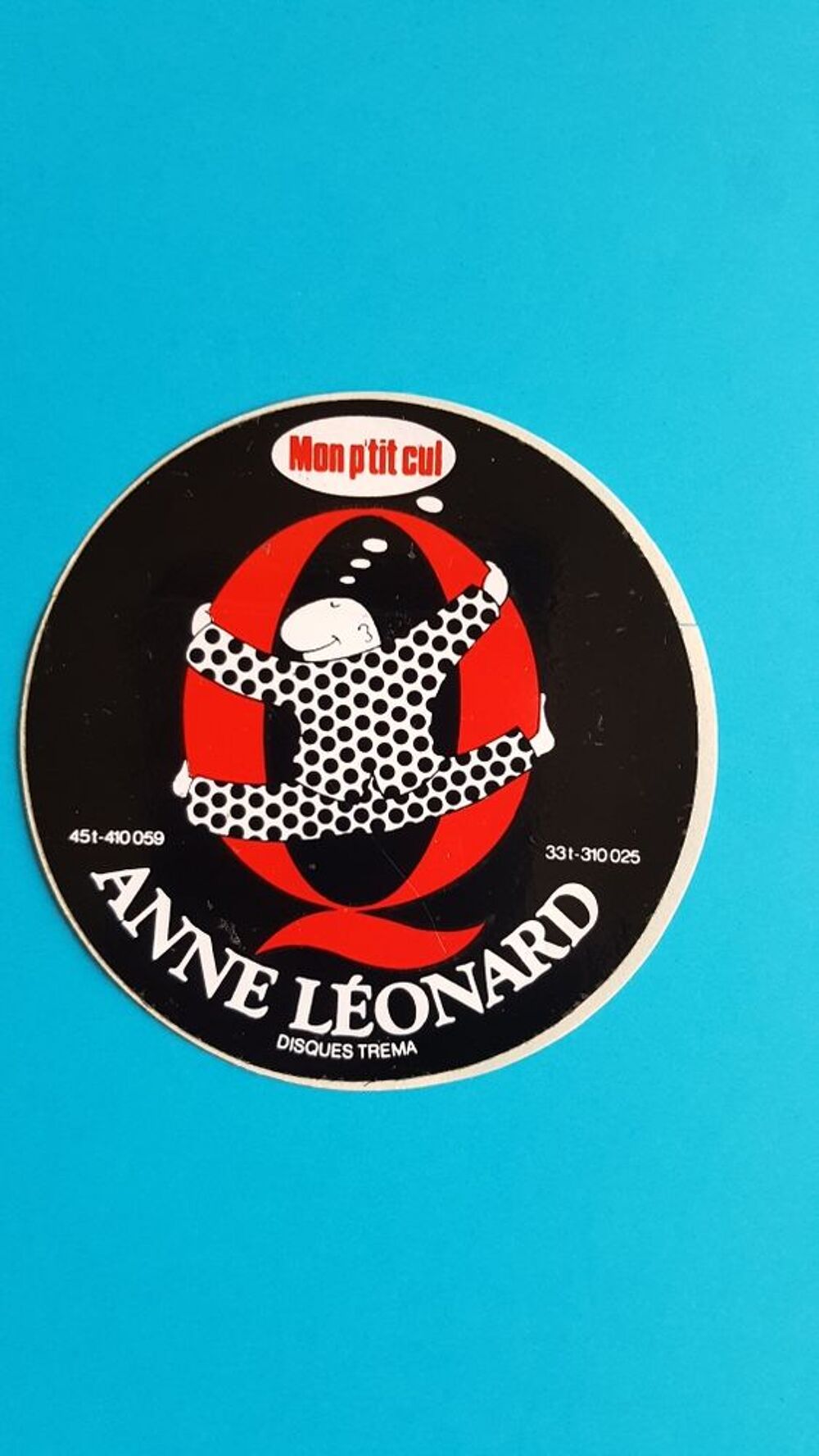 LES AUTOCOLLANTS VINTAGE DISQUES 