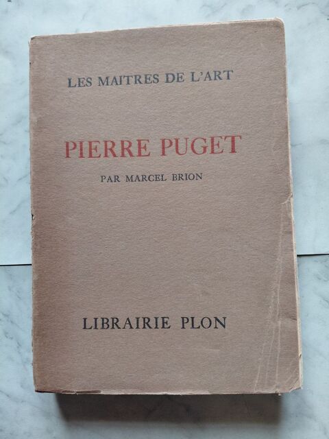 Pierre Puget (Marcel Brion) collection les maîtres de l'art 10 Herblay (95)