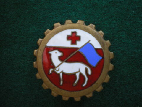 Insigne de Sant� - 975 - 3� Compagnie Auto Sanitaire. 115 Caen (14)