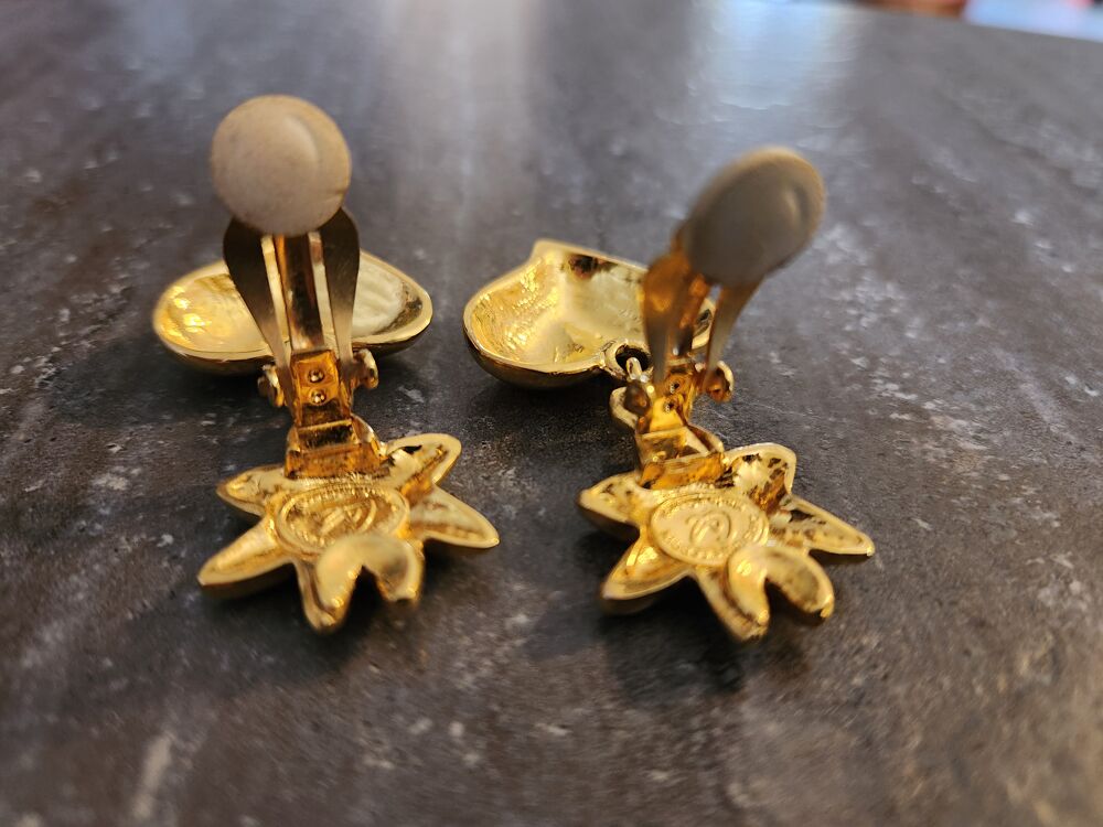 BO Clip Etoile pendant coeur Christian LACROIX Bijoux et montres