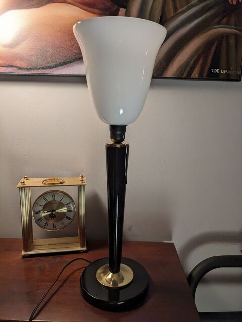 LAMPE DE BUREAU STYLE MAZDA UNILUX art d�co vintage 1930 LAQ 150 Marseille 13 (13)