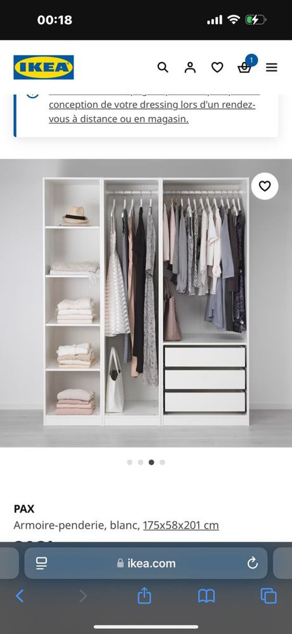 armoire penderie Meubles
