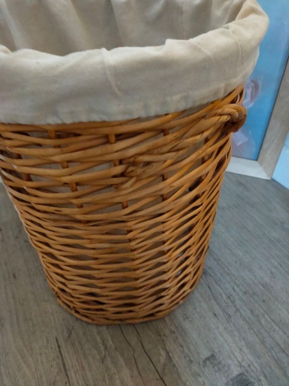 Panier corbeille osier naturel Décoration