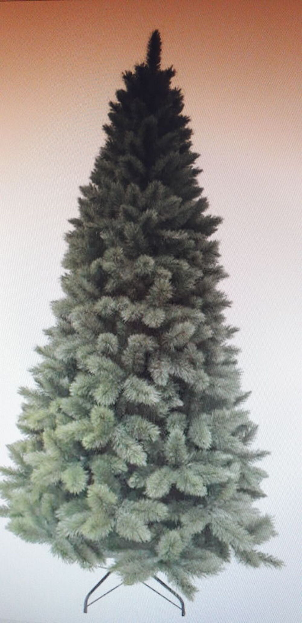 Sapin slim vert 2,15m Décoration