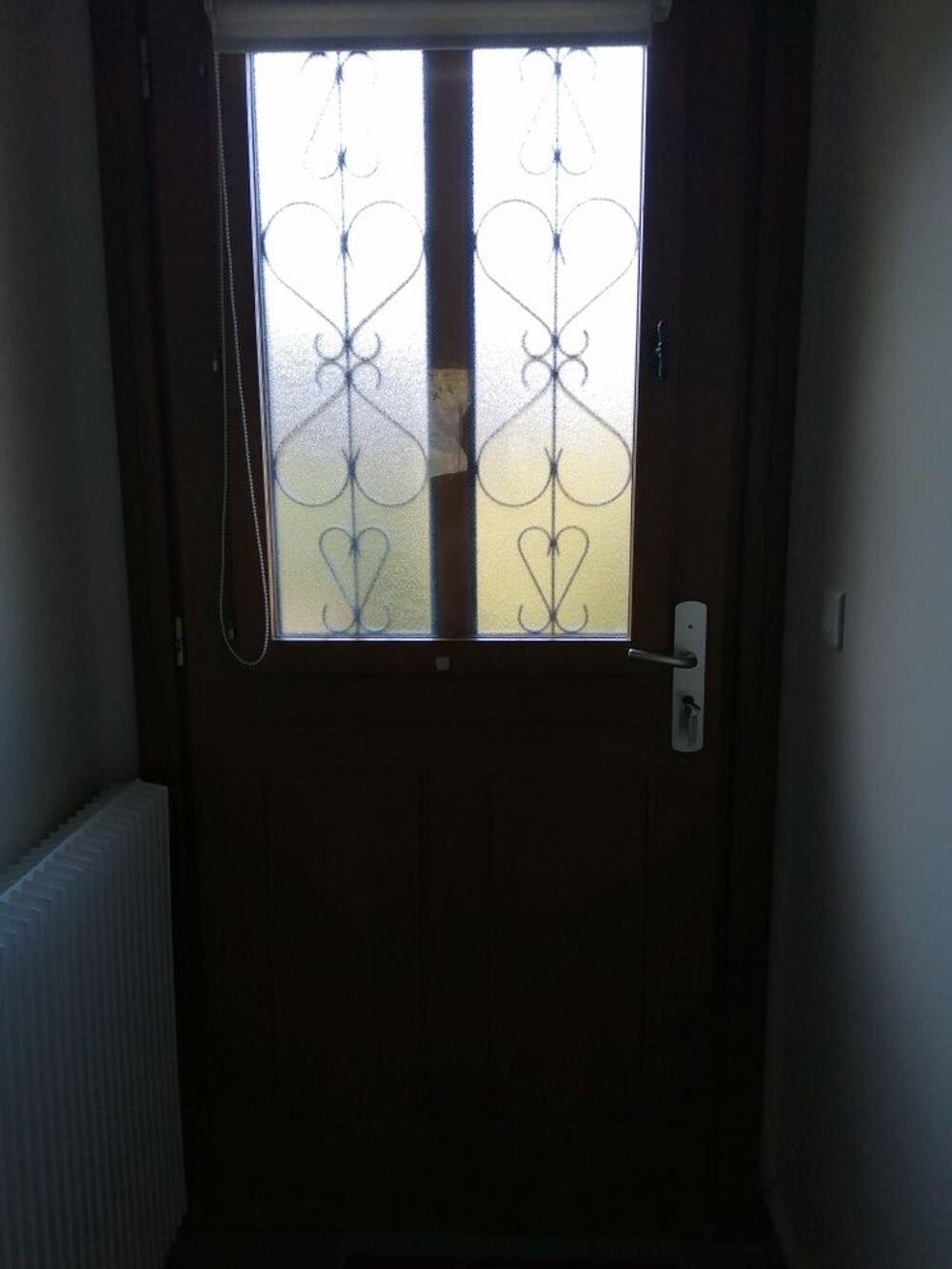 Porte d'entr&eacute;e bois &agrave; r&eacute;nover Bricolage
