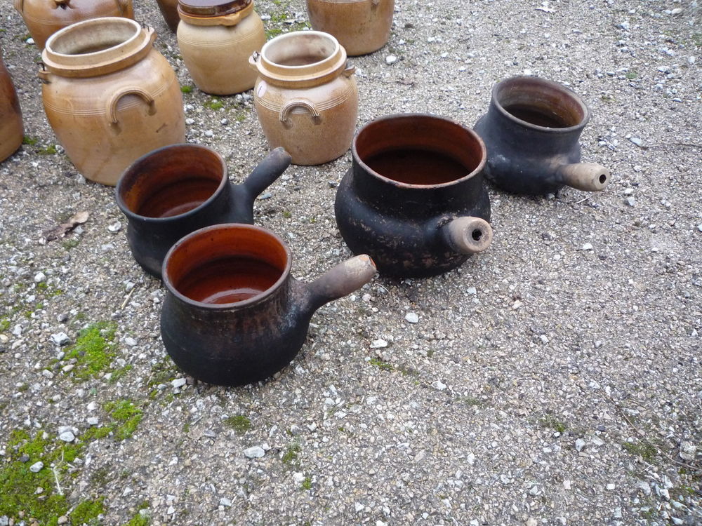 Pot en gr&egrave;s/graissier/pot au feu Bricolage